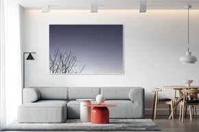 Quadro Anoitecer na Região da Serra da Moeda Minas Gerais Por Ivan Araújo