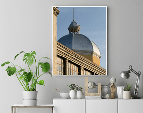 Quadro Antigo Pavilhão com Torre Por Ivan Araújo