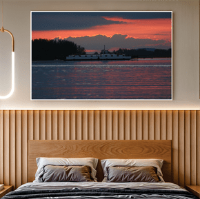 Quadro Balsa Interpraia ll Por Cida Hoffmann