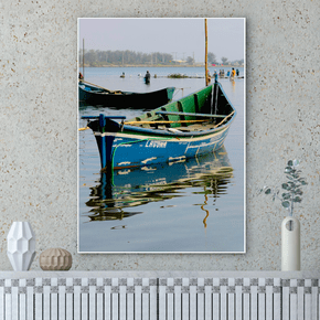 Quadro Barco Laguna Por Cida Hoffmann
