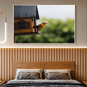 Quadro Canário Por Cida Hoffmann