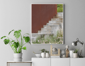 Quadro Concreto e Aço Corten Por Ivan Araújo