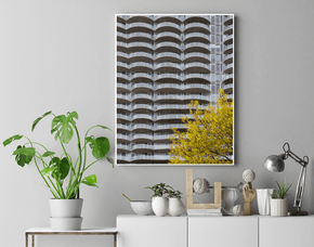 Quadro Fachada com Movimento Por Ivan Araújo