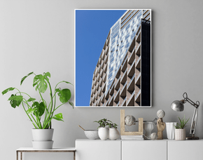 Quadro Fachada Contemporânea em Montreal Por Ivan Araújo