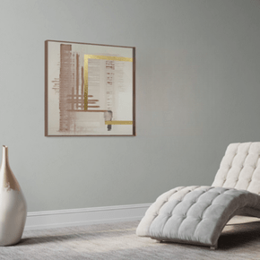 Quadro Formas e Linhas Folha de Ouro