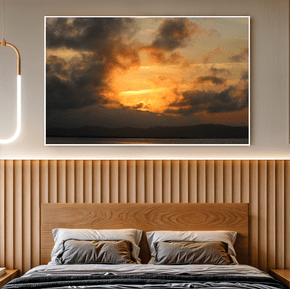 Quadro Lagoa e Sol em Laguna Por Cida Hoffmann