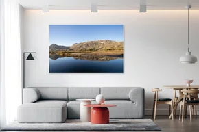 Quadro Lagoa no Final da Tarde em Lapinha da Serra Por Ivan Araújo