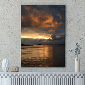 Quadro Nuvens ao Amanhecer Por Cida Hoffmann