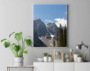 Quadro Montanhas no Parque Nacional de Banff Por Ivan Araújo