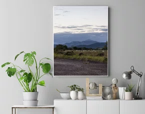 Quadro Paisagem Rural na Região do Serro em Minas Gerais Por Ivan Araújo