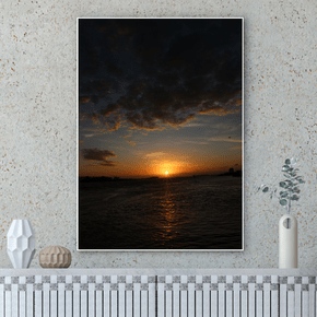 Quadro Luz Sobre a Lagoa Por Cida Hoffmann