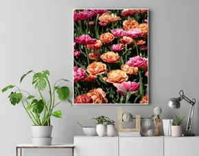 Quadro Tulipas na Primavera de Ottawa Por Ivan Araújo