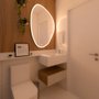 Espelho Decorativo Orgânico Apolo P, M e G Line LED com Botão Touch