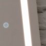 Espelho Decorativo Orgânico Hermes M e G Elegance LED com Botão Touch