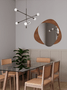 Espelho Decorativo Orgânico Ravena com Moldura 980X1050mm