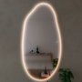 Espelho Decorativo Orgânico Zeus P, M e G Line LED com Botão Touch