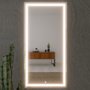 Espelho Decorativo Retangular Elegance LED com Botão Touch