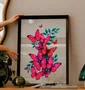 Quadro Asas em Movimento com Moldura A02 Por Estúdio Flora