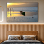 Quadro Barco e Nascer do Sol Por Cida Hoffmann