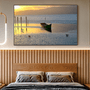 Quadro Barco e Nascer do Sol Por Cida Hoffmann