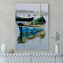 Quadro Barco Laguna Por Cida Hoffmann