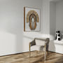 Quadro Cocar Têxtil 10 com Vidro 950x1100mm Por Sidnei Schwanck