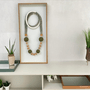Quadro Colar Verde 500x1100mm Por Sidnei Schwanck