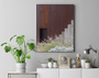 Quadro Concreto e Aço Corten Por Ivan Araújo