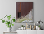 Quadro Concreto e Aço Corten Por Ivan Araújo