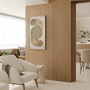 Quadro Decor Palha 07 com Vidro 550x950mm