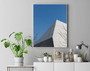 Quadro Fachada Contemporânea em Dia de Céu Azul Por Ivan Araújo