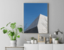 Quadro Fachada Contemporânea em Dia de Céu Azul Por Ivan Araújo