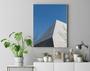Quadro Fachada Contemporânea em Dia de Céu Azul Por Ivan Araújo
