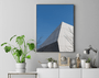Quadro Fachada Contemporânea em Dia de Céu Azul Por Ivan Araújo