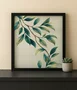 Quadro Folhagem Serena com Moldura A25 Por Estúdio Flora