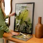 Quadro Jardim Suspenso com Moldura A02 Por Estúdio Flora
