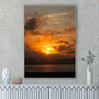 Quadro Entardecer Entre Nuvens Por Cida Hoffmann