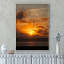 Quadro Entardecer Entre Nuvens Por Cida Hoffmann