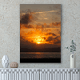 Quadro Entardecer Entre Nuvens Por Cida Hoffmann