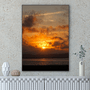 Quadro Entardecer Entre Nuvens Por Cida Hoffmann