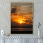 Quadro Entardecer Entre Nuvens Por Cida Hoffmann