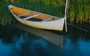 Quadro o Barco e a Lagoa Por Cida Hoffmann