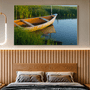 Quadro o Barco e a Lagoa Por Cida Hoffmann