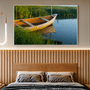 Quadro o Barco e a Lagoa Por Cida Hoffmann
