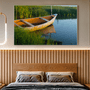 Quadro o Barco e a Lagoa Por Cida Hoffmann