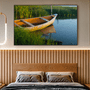 Quadro o Barco e a Lagoa Por Cida Hoffmann