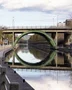 Quadro Ponte Espelhada nas Águas do Canal Rideau Por Ivan Araújo