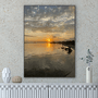 Quadro Nascer do Sol na Lagoa Por Cida Hoffmann