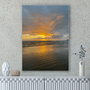 Quadro Praia e Céu Azul Por Cida Hoffmann