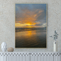 Quadro Praia e Céu Azul Por Cida Hoffmann